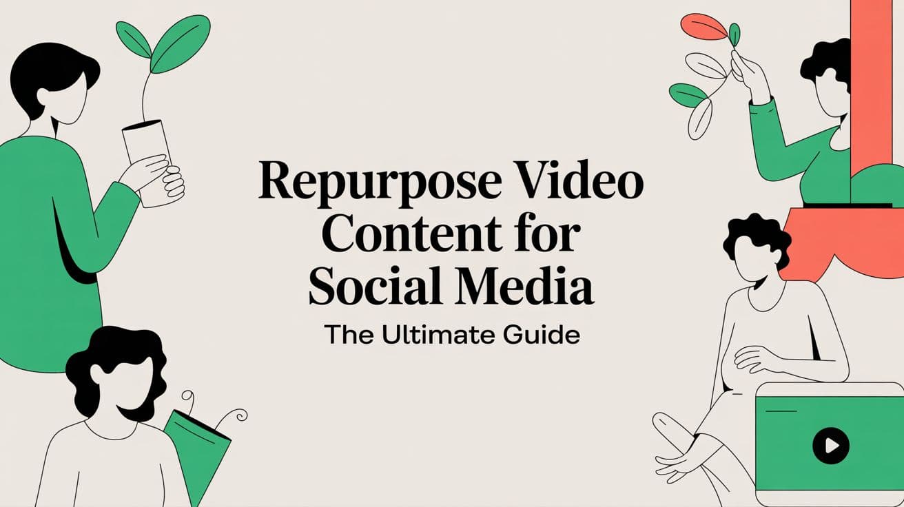 How to Repurpose Video Content For Social Media (Without Wasting Time)