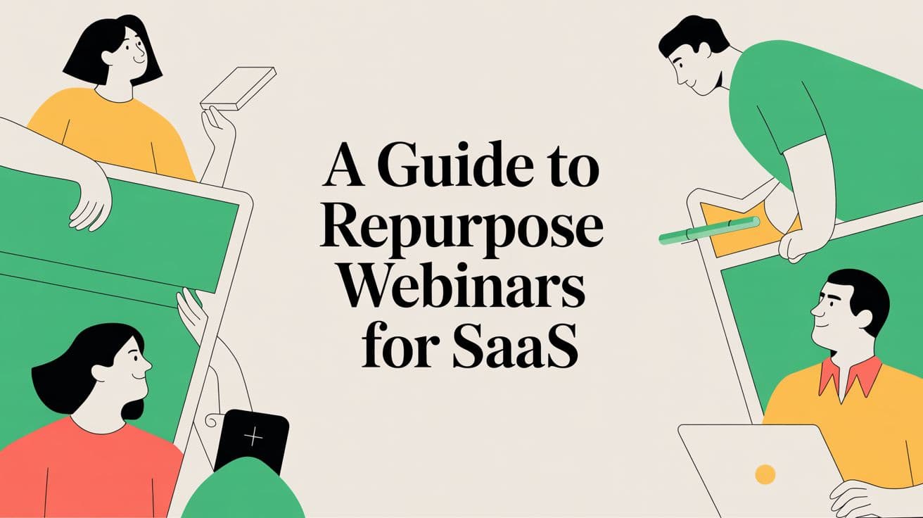 How to Repurpose Webinars for SaaS: The Ultimate Time-Saving Guide